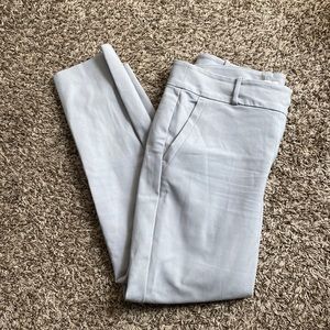 LOFT modern skinny ankle pants - gray